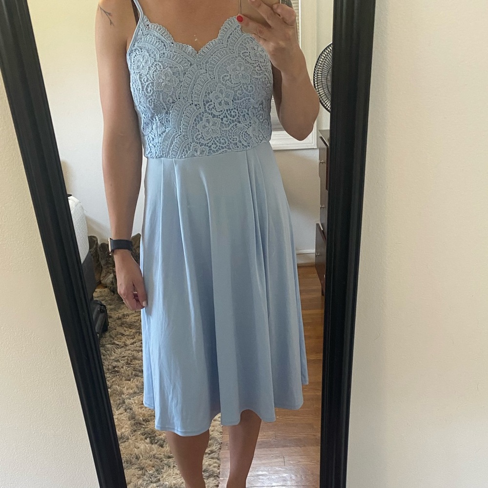 Light blue dress medium
